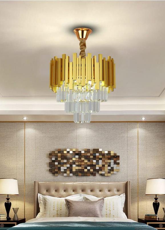 Modern Design Gold Luxury Crystal Chandelier (400mm)