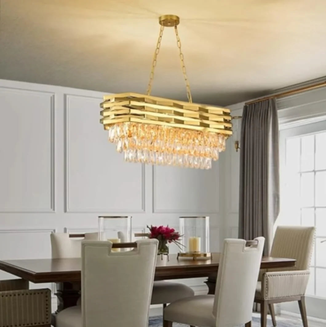 Modern Luxury European Style Oval Chandelier