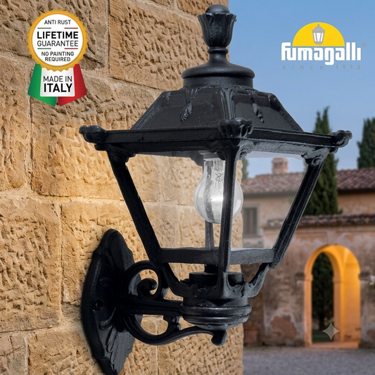 Bisso/Golia Wall Lantern in Classic Style - Fumagalli