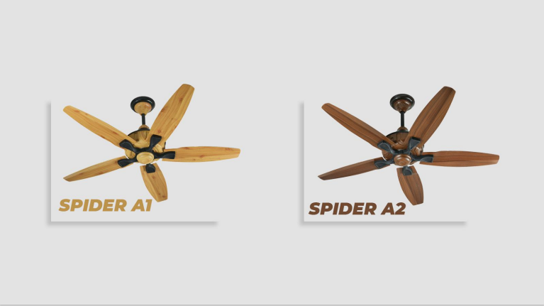 SK Inverter Fan SPIDER With Remote 56