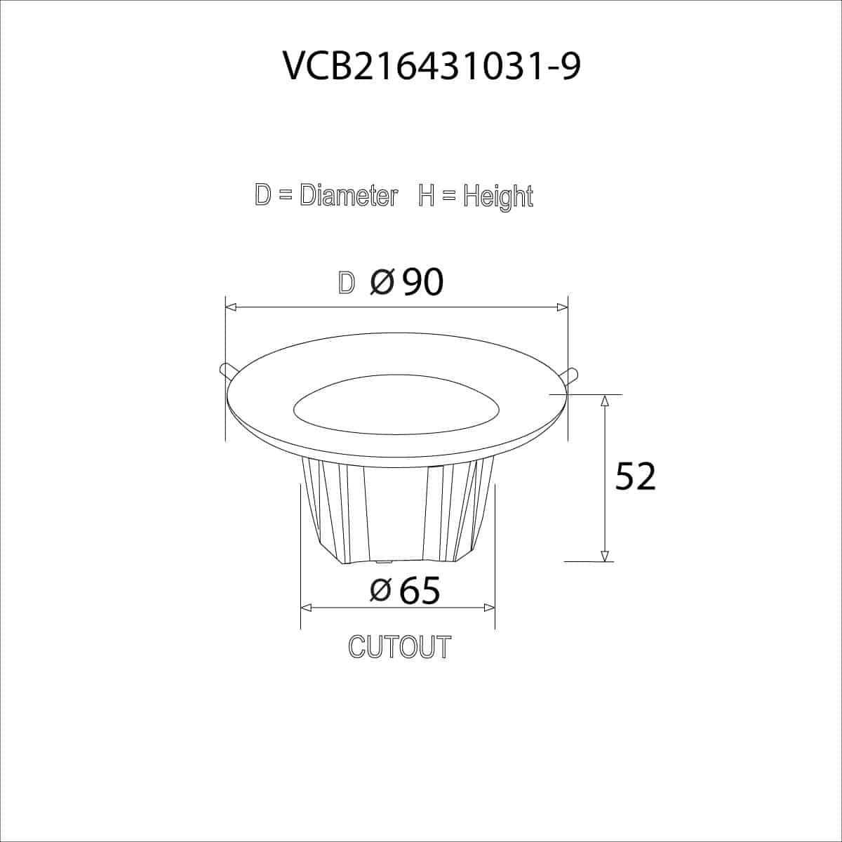 COB Down Light (DL) 10W