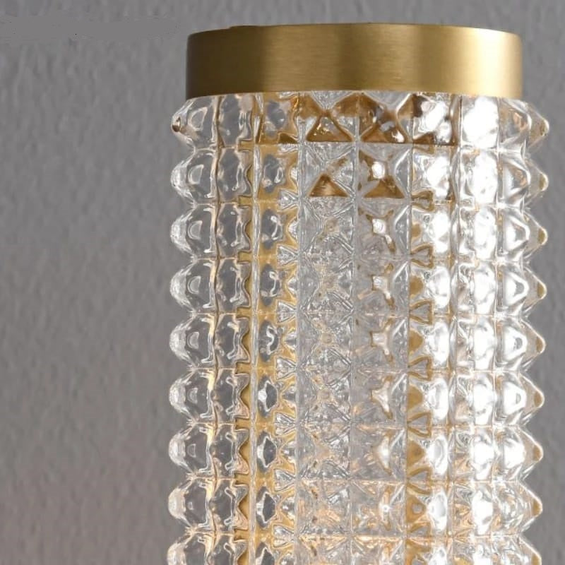 Modern Luxury Long Glass Wall Light