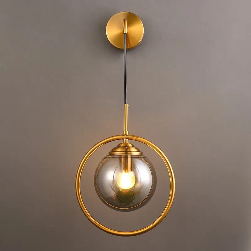 Modern Glass Ball Wall Light