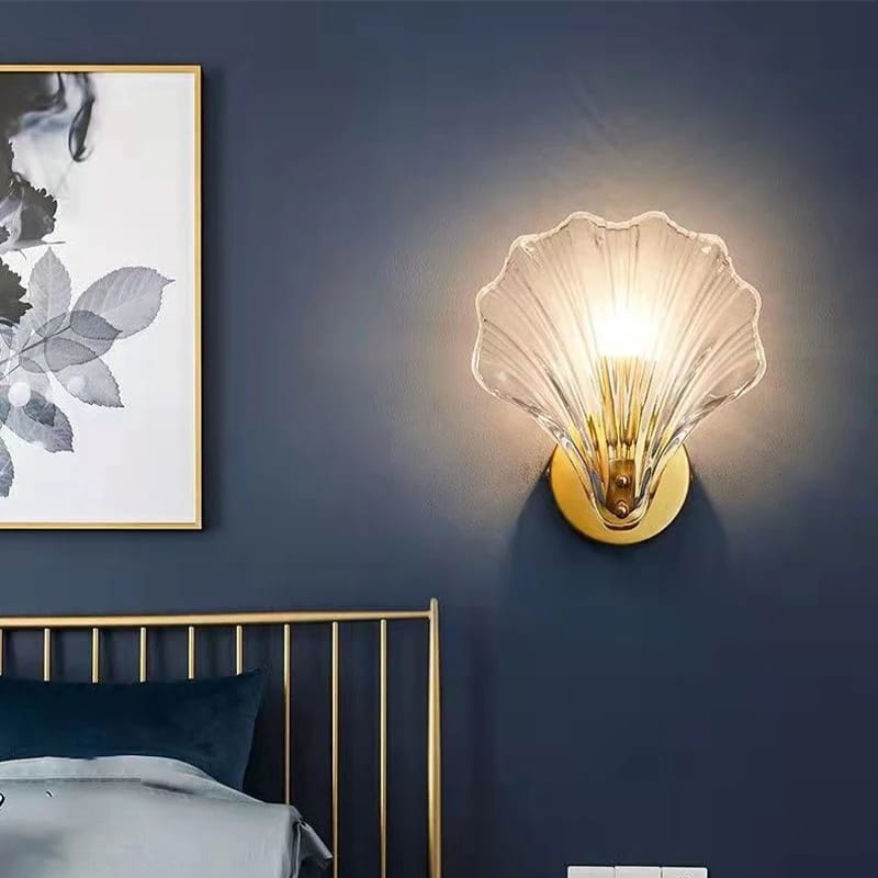 Post Modern Luxury Shell Style Wall Light