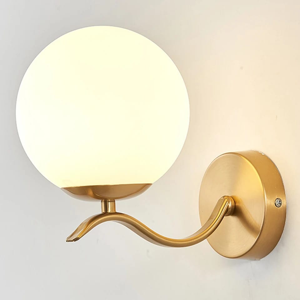 Spherical Modern Glass Ball Lamp