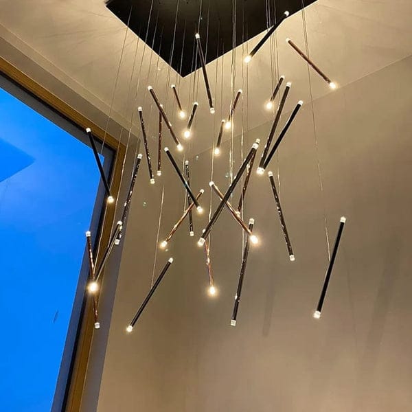 Modern Long Stick Luxury Chandelier