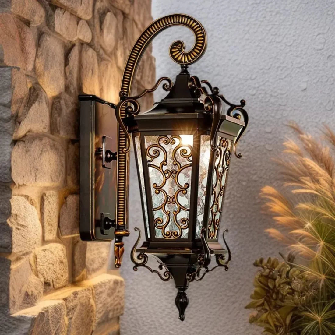Retro Outdoor Wall Light European Style