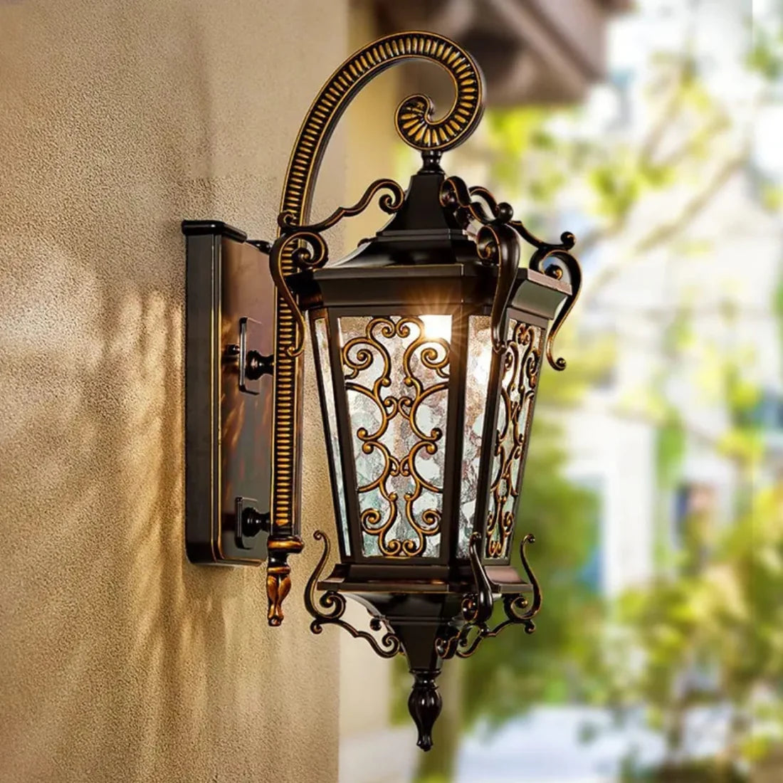 Retro Outdoor Wall Light European Style