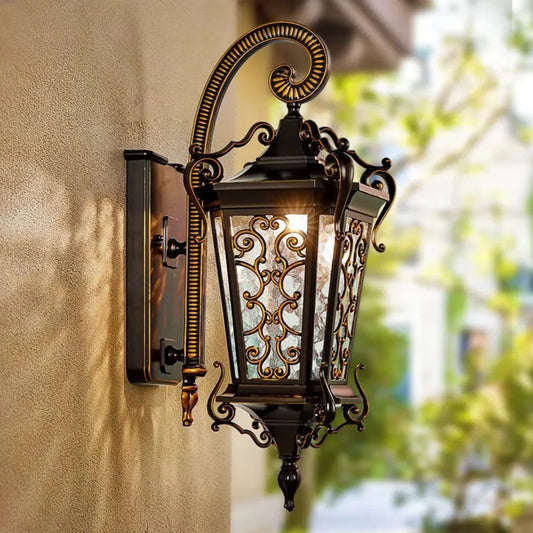 Retro Outdoor Wall Light European Style