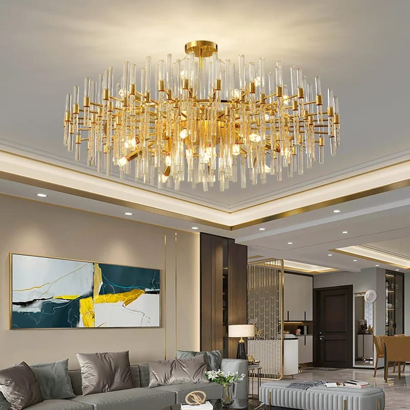 Modern Luxury Crystal Chandelier (800mm) Round