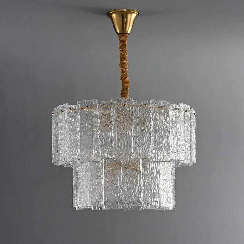 Luxury Minimalist French Glass Chandelier (600mm)