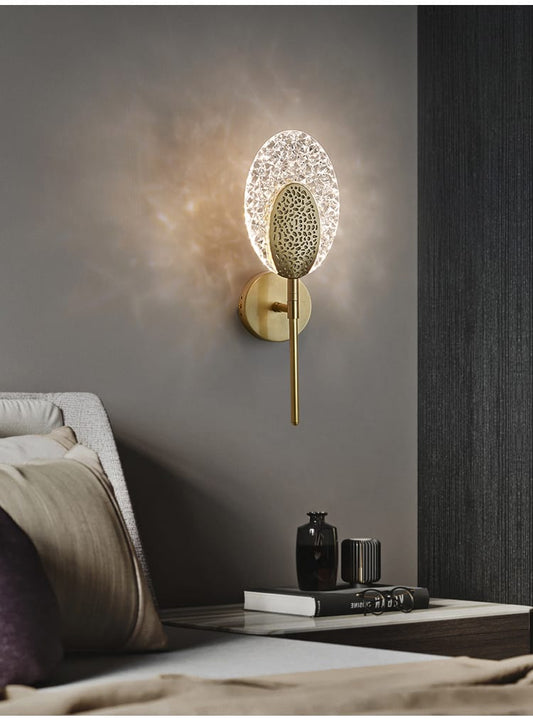 Torch Art Acrylic Crystal wall lamp