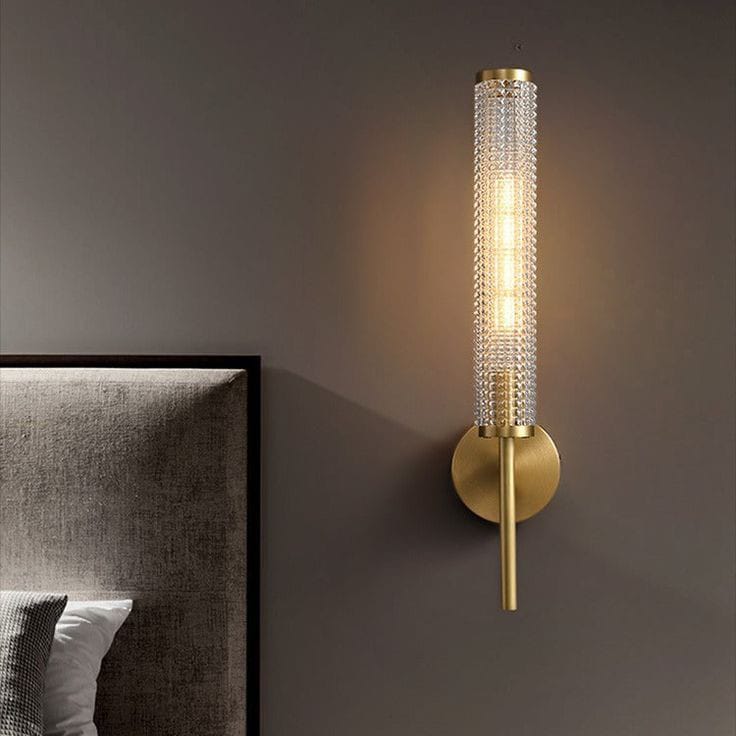 Modern Luxury Long Glass Wall Light