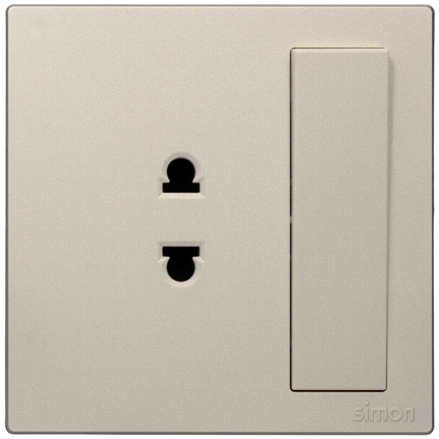 2pin Universal Socket with Switch Colors - Simon