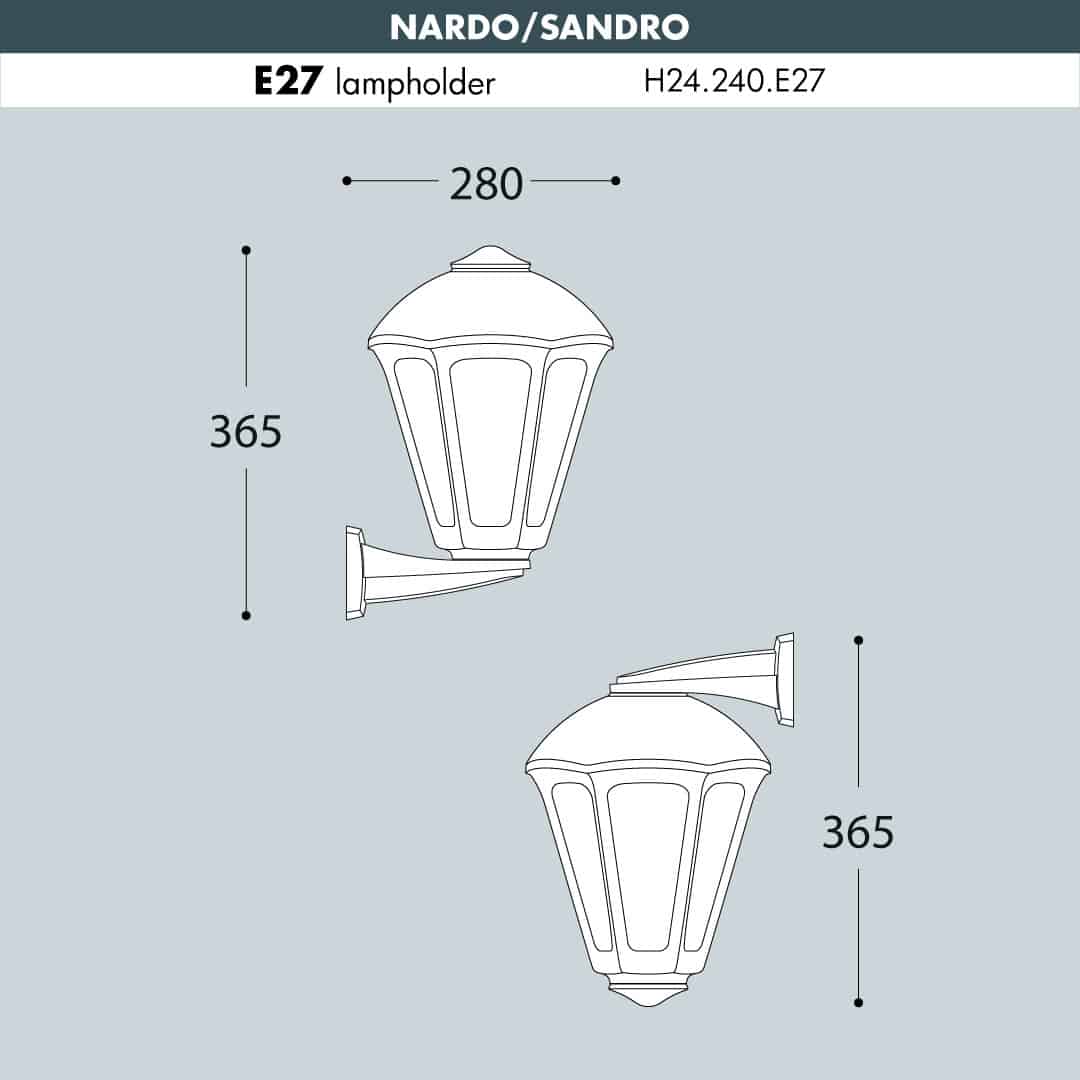 Nardo/Sandro Wall Light (Italian)-Fumagalli
