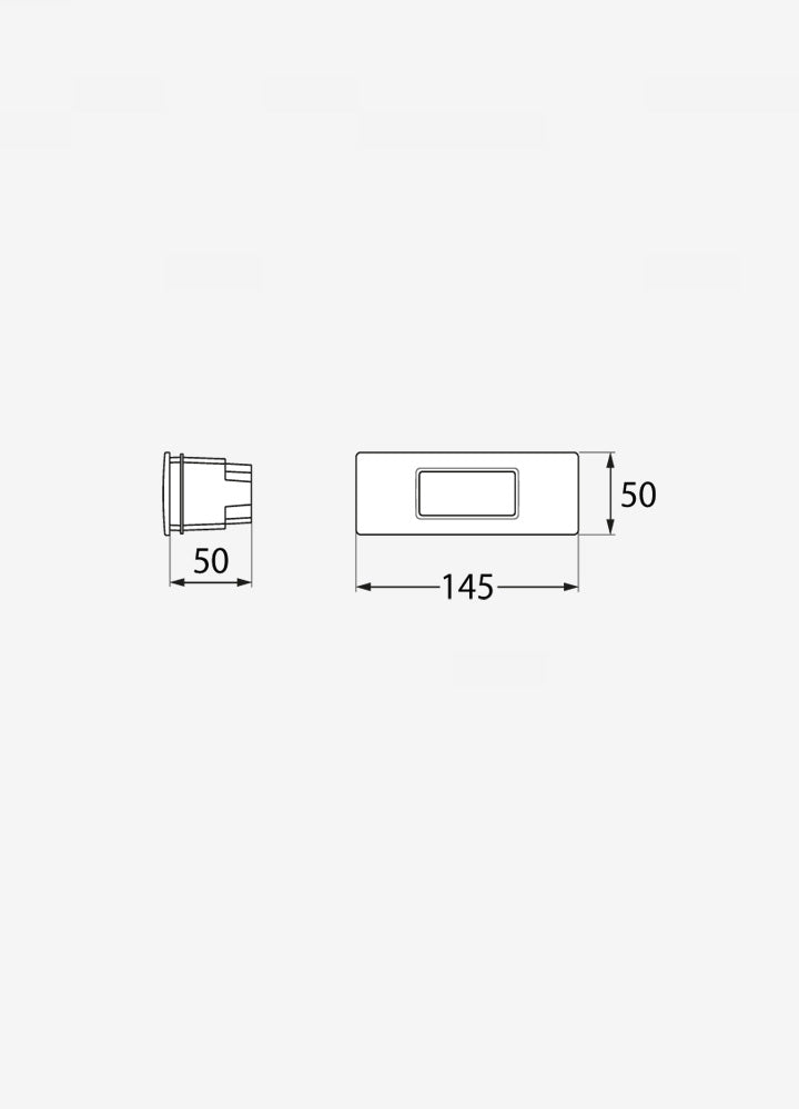 Fumagalli: Nina-150, Recessed Wall Lamp