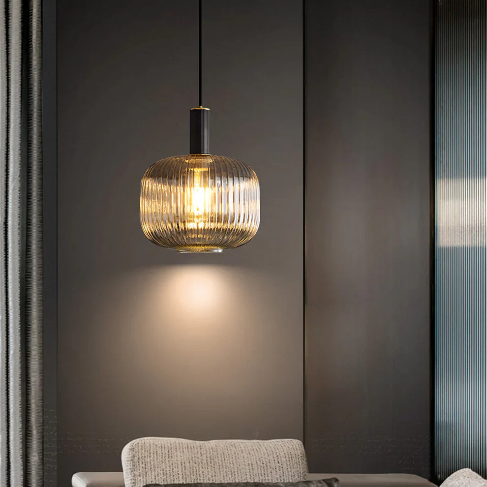 Pumpkin Shaped Hanging Light