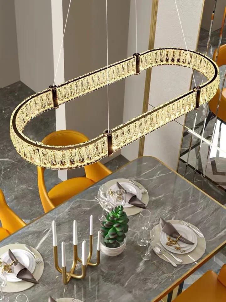 Geometric design Oval kitchen Chandelier