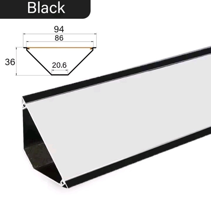 Ceiling Corner Aluminum Profile Light 45 Degree