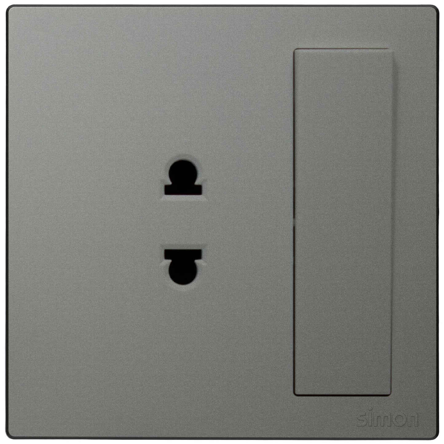 2pin Universal Socket with Switch Colors - Simon