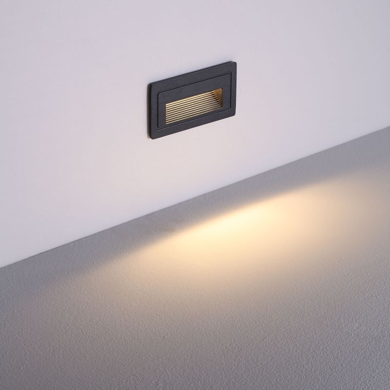 Rectangular Wall Recessed LED Step Light IP65 – HomeFit