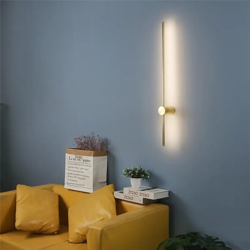 Gold Stick LED Wall Light (60cm)