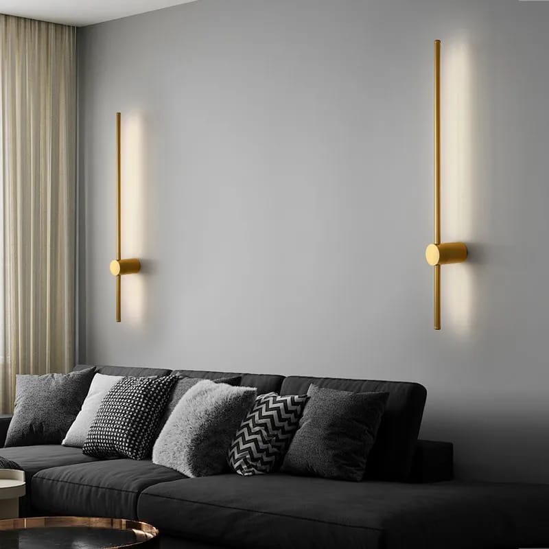 Gold Stick LED Wall Light (60cm)