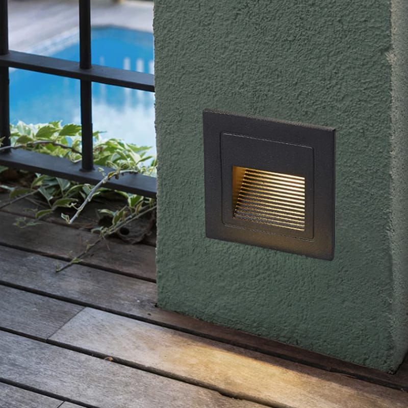 Square Resecced Led Square Recessed LED Step Light – HomeFit
