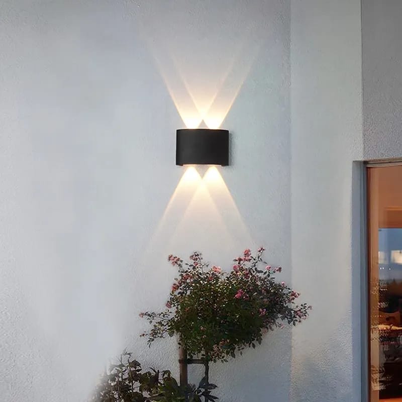 Modern Square-shaped Up & Down Wall Light