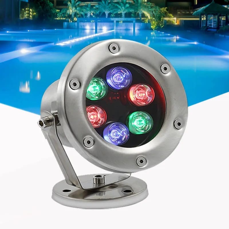 Stainless Steel Fountain Light IP67 (6 Watt RGB)